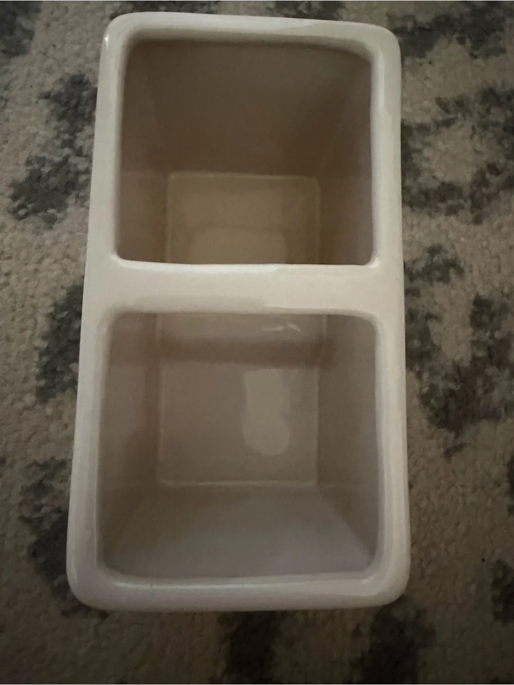 White Ceramic 'Beauty Box' Storage